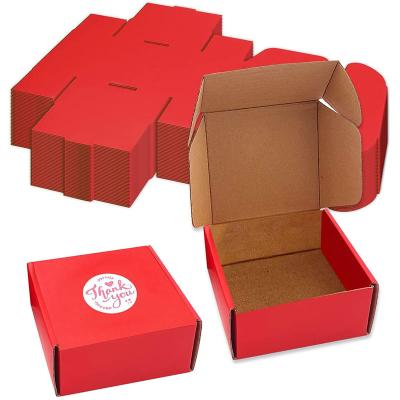 China Recyclable Wholesale Custom Kraft Paper Corrugated Small Mailer Boxes For Gift Packaging for sale