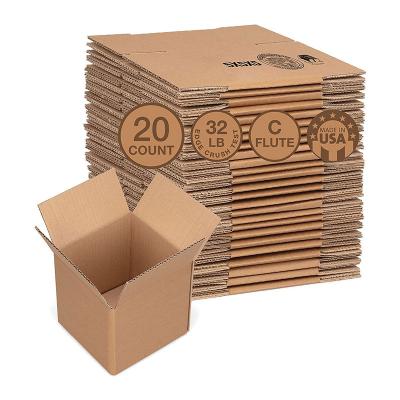 China China Manufacturer Recyclable Stock Mail Corrugated Cardboard Box For Packaging for sale