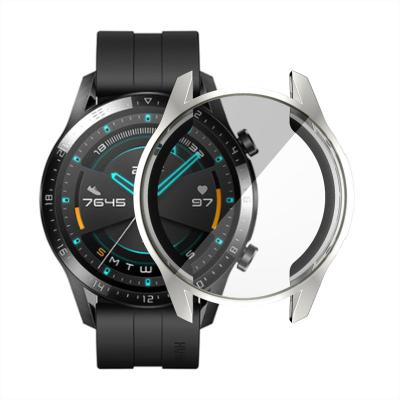 China Silicone Screen Protector Shell Full Soft TPU Bumper Cover For Huawei Watch GT 2 42MM 46MM Watch Case for sale