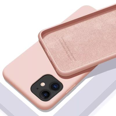 China Silicion Factory Silicone Case Estuches Para Celular Funda Carcasa Telefono for iphone 7/8/xr/11/12/11pro/12 pro/13/13 max pro for sale