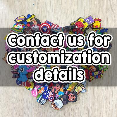 China Wholesale Fast Delivery Cartoon Shoe Clog Charms Custom Croc Charms For Clog Shoes Decoration Custom Croc Charms Via DHL/Fedex for sale