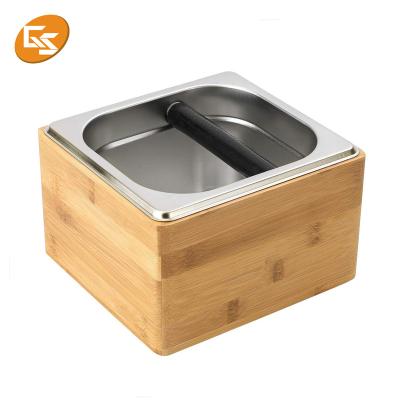 China Sustainable Coffee Shot Box Espresso Shot Box Design Stainless Steel Coffee Bucket for sale