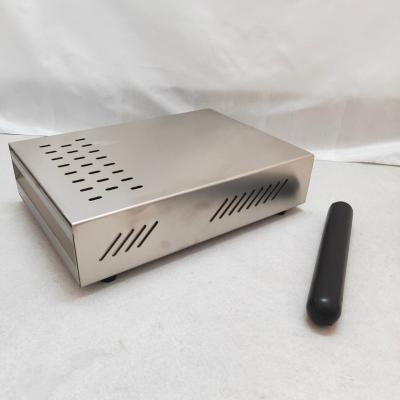 China Sustainable Size Quality Stainless Steel Espresso Knocker Drawer Coffee Blow Box for sale