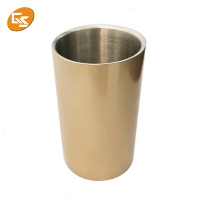 China Best Viable Selling High Quality Double Walled Stainless Steel Ice Bucket Wine Fridge Chiller for sale