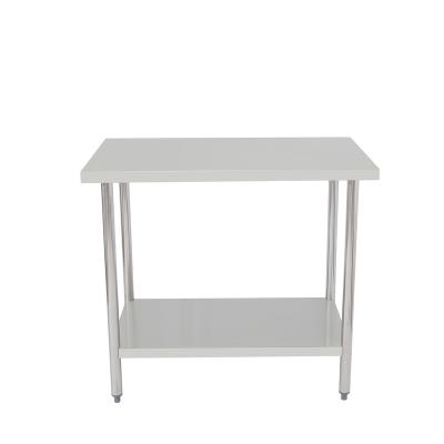 China Contemporary Restaurant Kitchen Hotel Supply Restaurant Kitchen Dining Stainless Steel Serving Work Table for sale