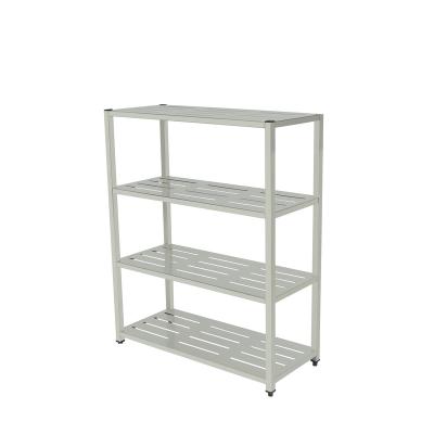 China Sustainable Commercial Used Food Kitchen Restaurant Stainless Steel Metal Storage Shelving for sale