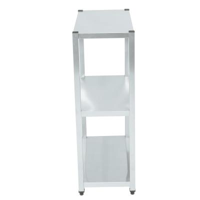 China 3 Layers Reasonable Price Free Standing Airy Fruit Used Shelf Display Clothing Rack With Shelves Rack for sale