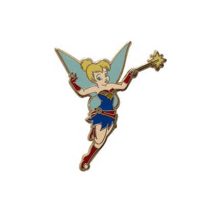 China Europe Factory Custom Enamel Pin Cute ELF Hard Enamel Pin Gold Plated Lapel Pin With Your Own Logo for sale