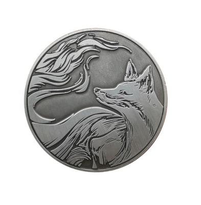 China Custom Unique Bilateral Silver Plated Challenge 3d Coin Factory Coin Manufacturers China Europe for sale