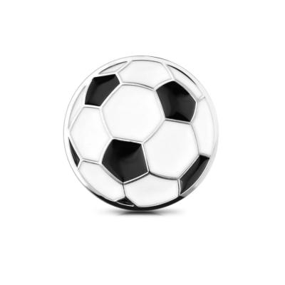 China Europe Boy's Favorite Metal Car Emblem In The Shape Of Custom Football Car Emblem for sale