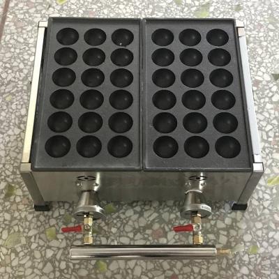 China food & Beverage Shops Gas Ball Type 45MM Size Takoyaki Making Machine Fish Ball Maker Takoyaki Maker Japanese Octopus Ball Machine for sale