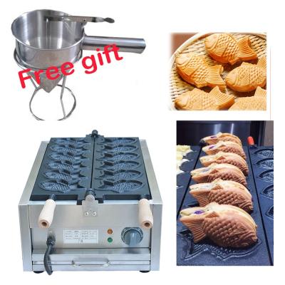 China Thermostat adjustable total 6 machines including (4 units 12 pcs fish taiyaki machine + 1 unit 6 fish +1 unt bubble waffle machine for sale