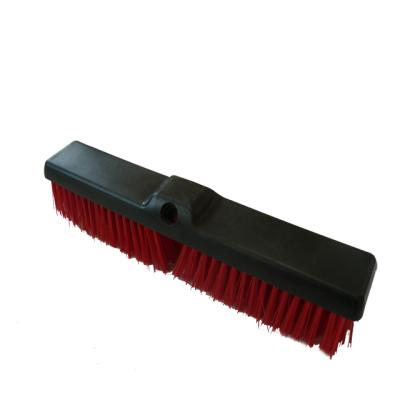 China Home and Garden Cleaning Grass Plastic Floor Soft Bristle Sweeper Brooms Brushes for sale