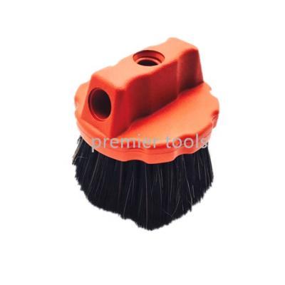 China Red Plastic Mane Bristle Brush Drywall Stippling Soft Best Price Handle Horse Texture for sale