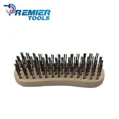 China Factory Supply Block Polishing Wire Brushes Polishing With Bristle Brass Steel Carbon Brush for sale