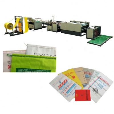 China Rice Sack Factory Automatic Supply PP Woven Sack Cement Sack Directly Cutting Seam Printing Machine for sale