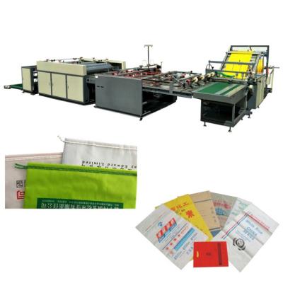 China Rice Sack Woven Sack Cement Bag Cutting Sewing Printing One Time Finishing Machine for sale