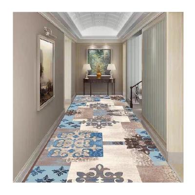 China Modern 3D Printing Carpet Mat Corridor Hallway Hotel Bedroom Kitchen Water Absorption Stair Carpet Anti-Slip Carpet for sale