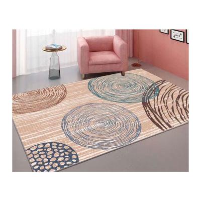 China Modern Carpet Factory Wholesale 100% Polyester Custom Design Washable 3D Printed Carpet Mat for sale