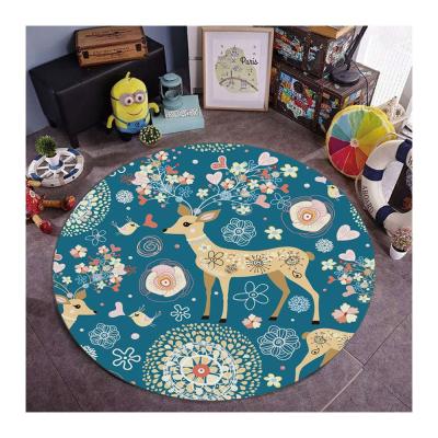 China China Factory Wholesale Thick Natural Round Rug Cover Set Anti-Slip for sale