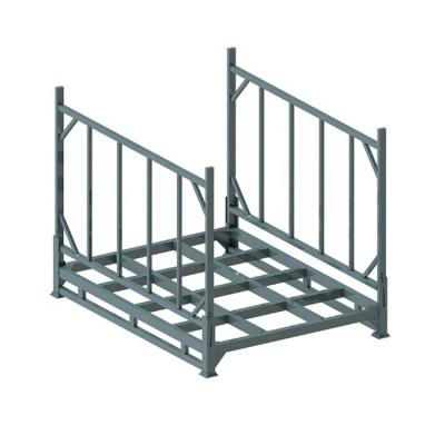 China High Quality Corrosion Protection Folding Stacking Pallet Rack Capacity Tire Stretching Storage Cage Bulk Rotary System for sale