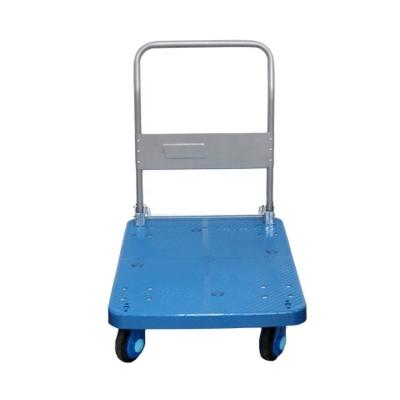 China Factory Price Industrial Folding Warehouse Platform Push Trolley Folding Trolley for sale