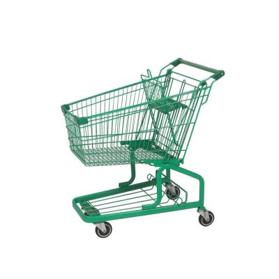 China Unfolding Hand Pull Trolley / Grocery Cart / German Shopping Trolley Cart for sale