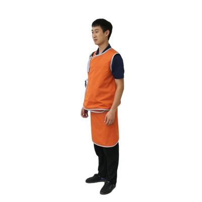 China X-Ray Shielding Medical Lead Free Clothing X-Ray Radiation 0.5 Pb Equivalent Of Front And Back Lead Free Skirt And Apron Vest for sale