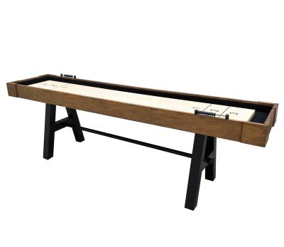 China MDF& High Quality Solid Wood Standard 9ft&12ft Playfield Shuffleboard Table for sale