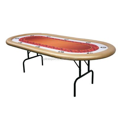 China 84inch Metal Leg Foldable Poker Table TPT-028 TPT-028 for sale