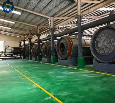 China 30 Ton Fully Continuous Automatic Waste Tyre Recycling Pyrolysis Plant For Fuel Oil for sale