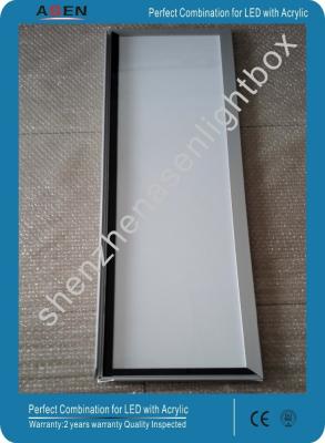 China 15mm Thin Flat Aluminum End Frame LED Light Box Aluminum Flash Display for sale