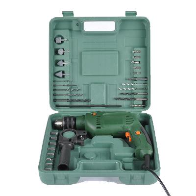 China 23pcs Household Tool Kit Tool Kit with Impact Drill, DIY Repair Household Combination Tool Kit for sale