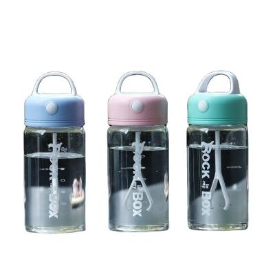 China 20oz Lean Epoxy Tumbler Water Bottle BPA Free Eco-Friendly Plastic Kids 500ml Reusable Water Bottles for sale