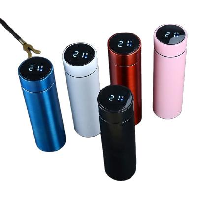 China New Vacuum Water Bottle LED Temperature Display PORTABLE Intelligent Insulation Stainless Steel Fashion Coffee Cups Mugs for sale