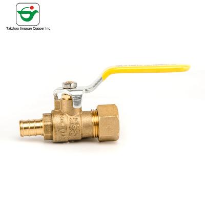 China Standard Sweat Drain 3/4'' Brass Mini Ball Valve for sale