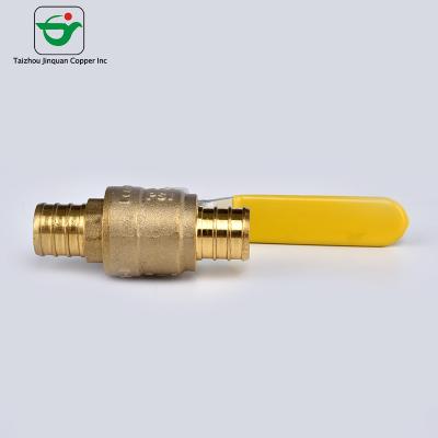 China Standard DN15 DN32 DN40 PEX Tube Brass Mini Ball Valve for sale