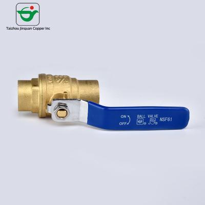 China Medium Pressure FIP 1 Inch Mini Ball Valve CW617N CuZn40Pb2 for sale