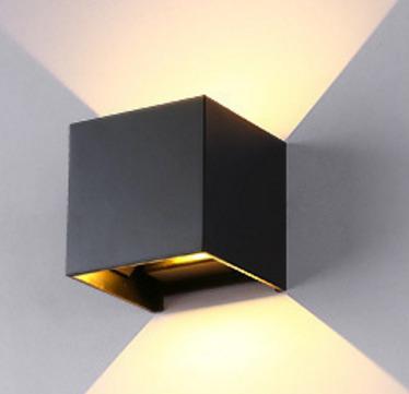 China Modern Modern Aluminum 2 Face Glowing Led Wall Lamp 2*3w/2*6w For Indoor And Outdoor Use for sale