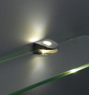 China Ressessed in Ressessed in clip on lead glass shelf lighting for sale