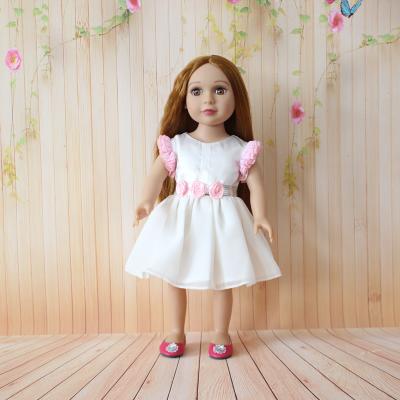 China Cartoon Toy Farvision Girl Custom Plastic American Doll 18 Inch Vinyl Doll for sale