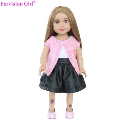 China With Tattoo Stickers Makeup Doll Face With 18 Inch American Girl Doll Tattoo Stickers Doll Head Custom Mold for sale