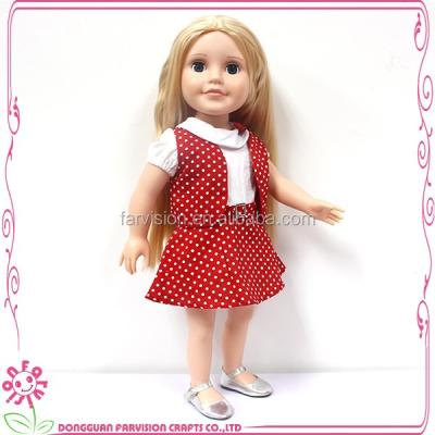 China American Girl Doll Eco-friendly Cartoon Toy Vinyl Doll 18 Inch Doll Wholesale for sale