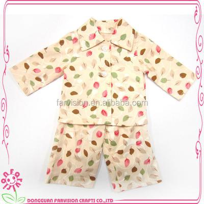 China American Cotton Nightgown Girl Doll Clothes Doll Pajamas 18 Inch Toy Clothes For Dolls for sale