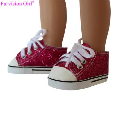 China American Farvision Boy Doll Shoes Girl 18 Inch Doll Sneakers Running Shoes For Girl for sale