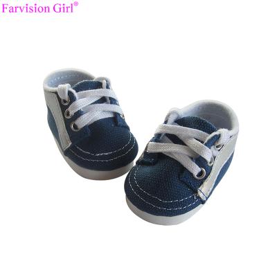 China Eco-friendly Material To Make Doll Shoes Sports Doll Sneakers Welcome Custom BJD Doll Trainers Wholesale American Girl Doll Shoes for sale