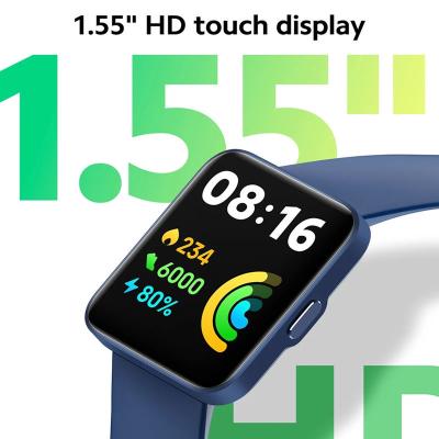 China APP Control Xiaomi Redmi Watch 2 Lite MI Tooth Smart Watch Blue Band 1.55inch HD GPS Blood Oxygen Sport Smartwatch Bracelet for sale