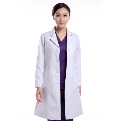 China Medical Men Women Restaurant Hospital White Comfortable Doctor Nursing Clothing Uniform for sale