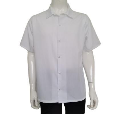 China Good Simple Customized Breathable Chef Coat Chef Uniforms For Restaurant And Bar Polyester / Cotton for sale