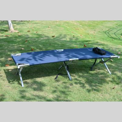 China Areffa Folding Camping Cot Foldable Aluminum Outdoor Military Camp Cot for sale